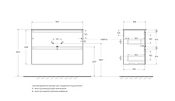 BelBagno Тумба под раковину Uno mini 90 подвесная Bianco Opaco – фотография-3